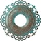 Ekena Millwork Orrington Ceiling Medallion (Canopies up to 6 1/4"), 22"OD x 6 1/4"ID x 1 3/4"P, Copper Green Patina CM22ORCGS - alternate 1